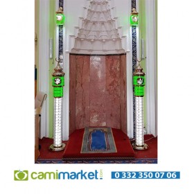 Kubbeli Cami Şamdanı 4'lü Set
