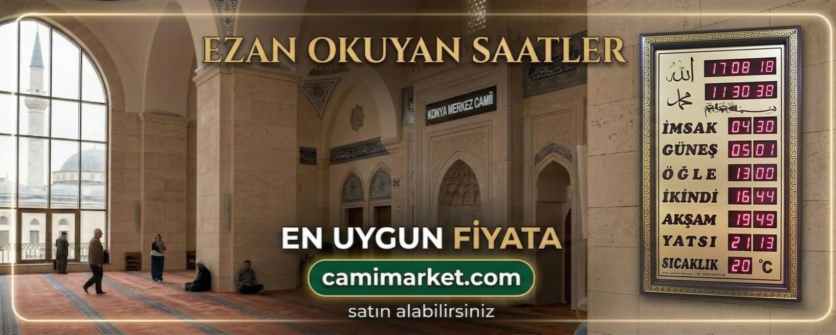 ezan okuyan saatler